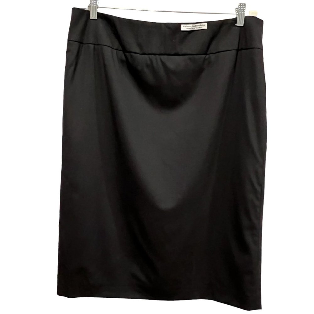 Pendleton Women's Lined Straight Skirt, Lightweight Wool, USA, NWT, Black, 14T
